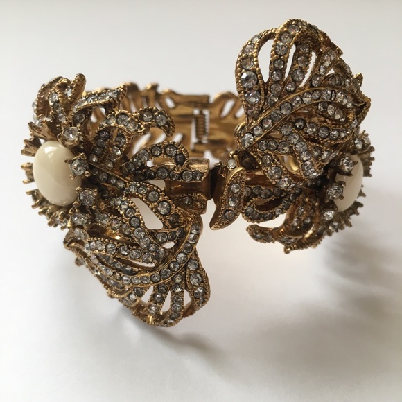 J. Crew Jewelry - SALE J Crew Pave Feather Bracelet Retail: $138